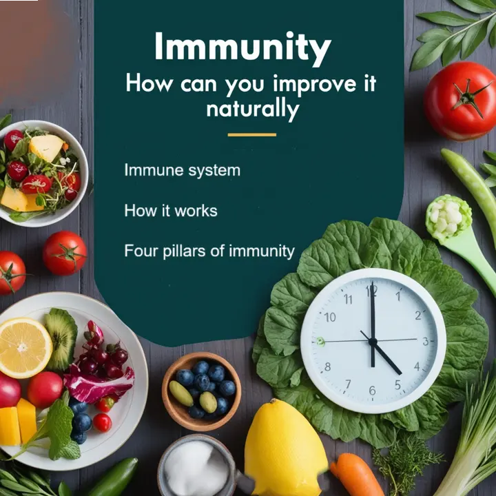 Image representing natural ways of improving immunity