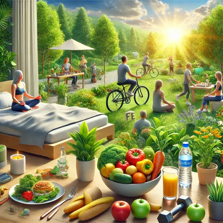 Image depicting healthy lifesyle